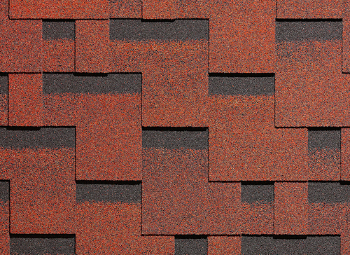 Гибкая черепица Simple Тетрис Красный