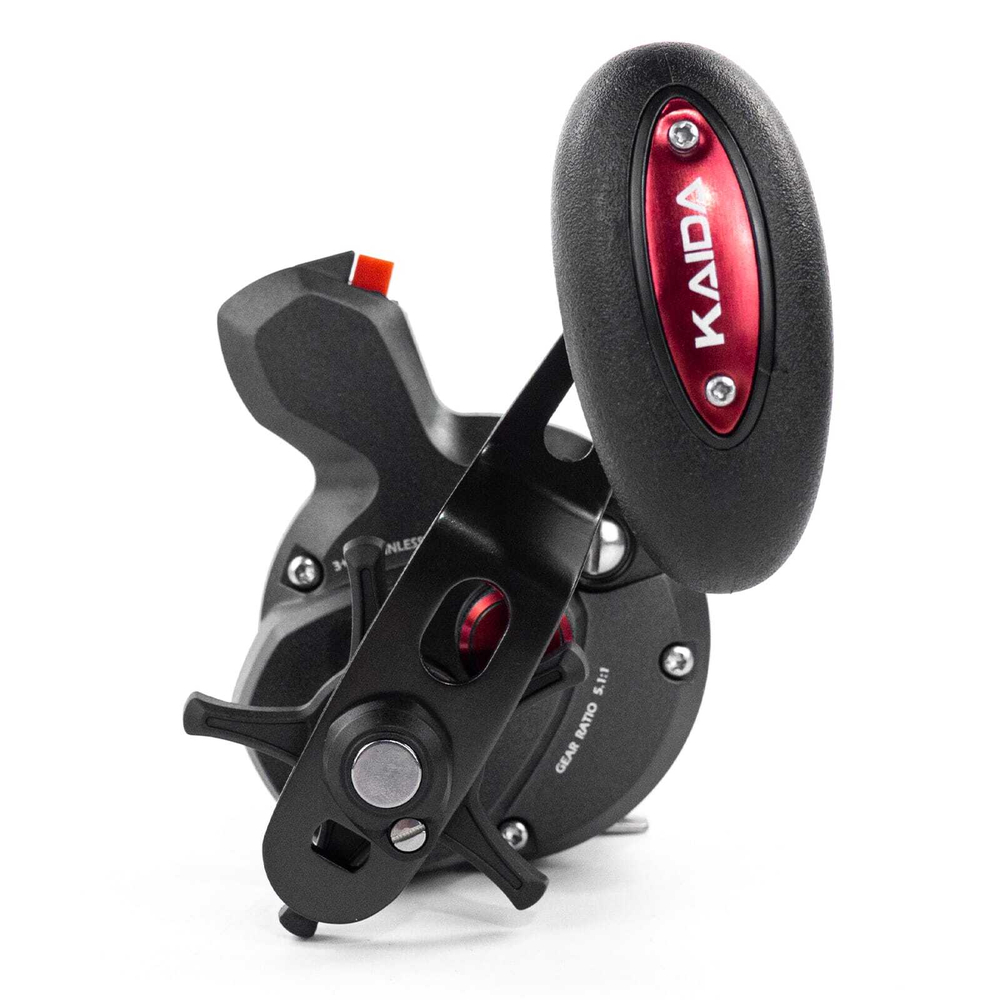 Катушка мультипликаторная Kaida Concorde CC100LC, под левую руку, со счетчиком (1000, 3+1BB)