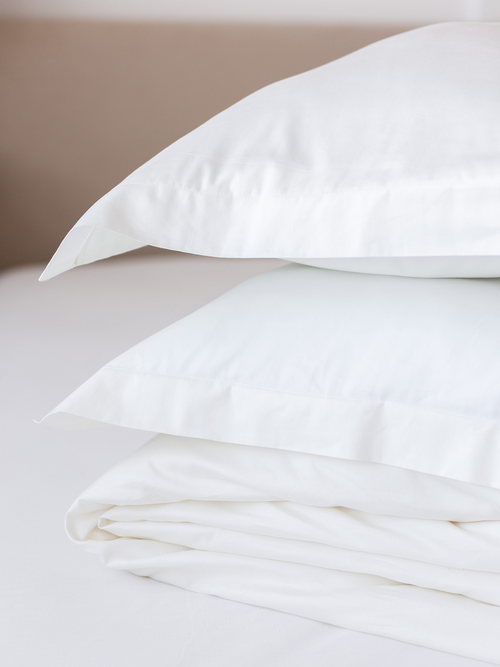 Постельное белье 2спальное сатин белое