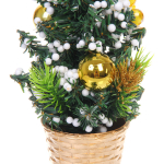 Елка в горшке «Чудеса зимы» 20 см, Золото