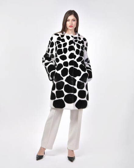 Шуба из меха норки