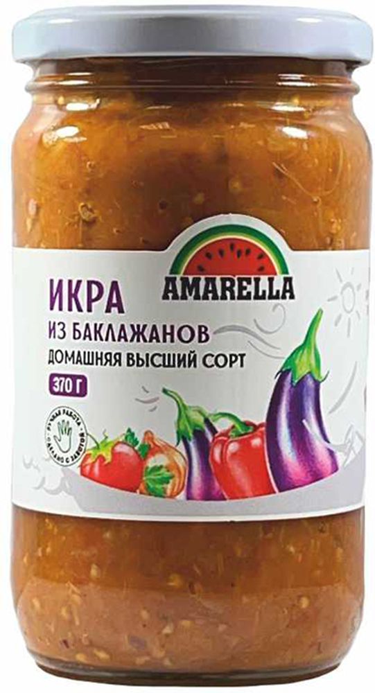 Икра из баклажанов Домашняя Amarella 370г