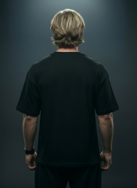 Футболка оверсайз хлопковая мужская LEGENDA Вальхалла черная