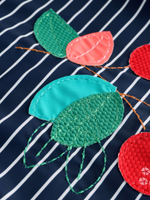 Купальник слитный на молнии для девочки Next E77-667, Темно-синий