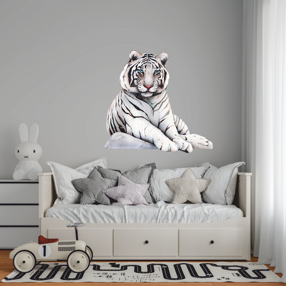 Стикер БЕЛЫЙ ТИГР