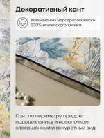 КПБ Сатин Премиум на резинке CPAR055, Евро, 4 наволочки, простынь 180*200*30