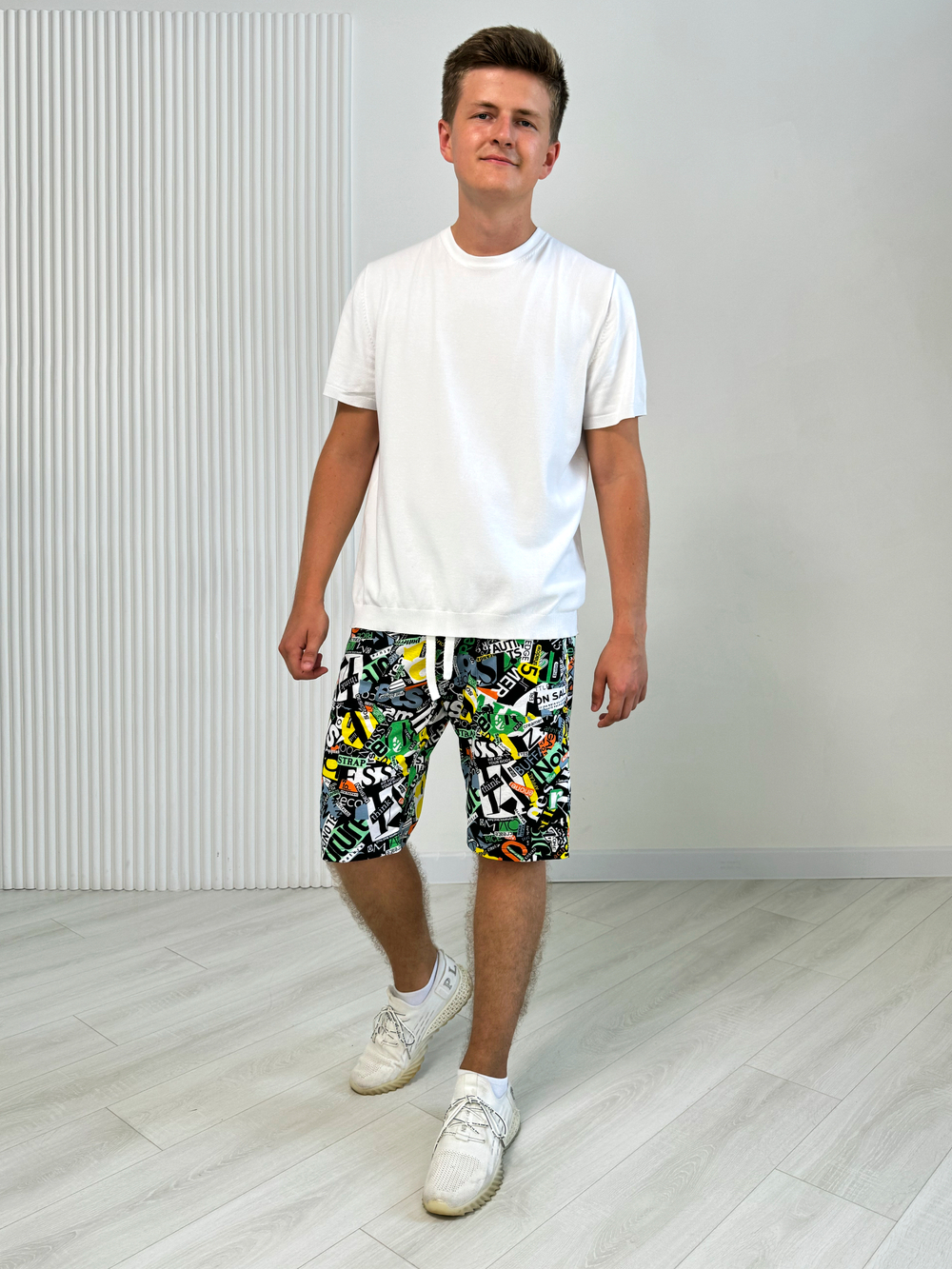 Шорты для мальчика подростковые "Слова"