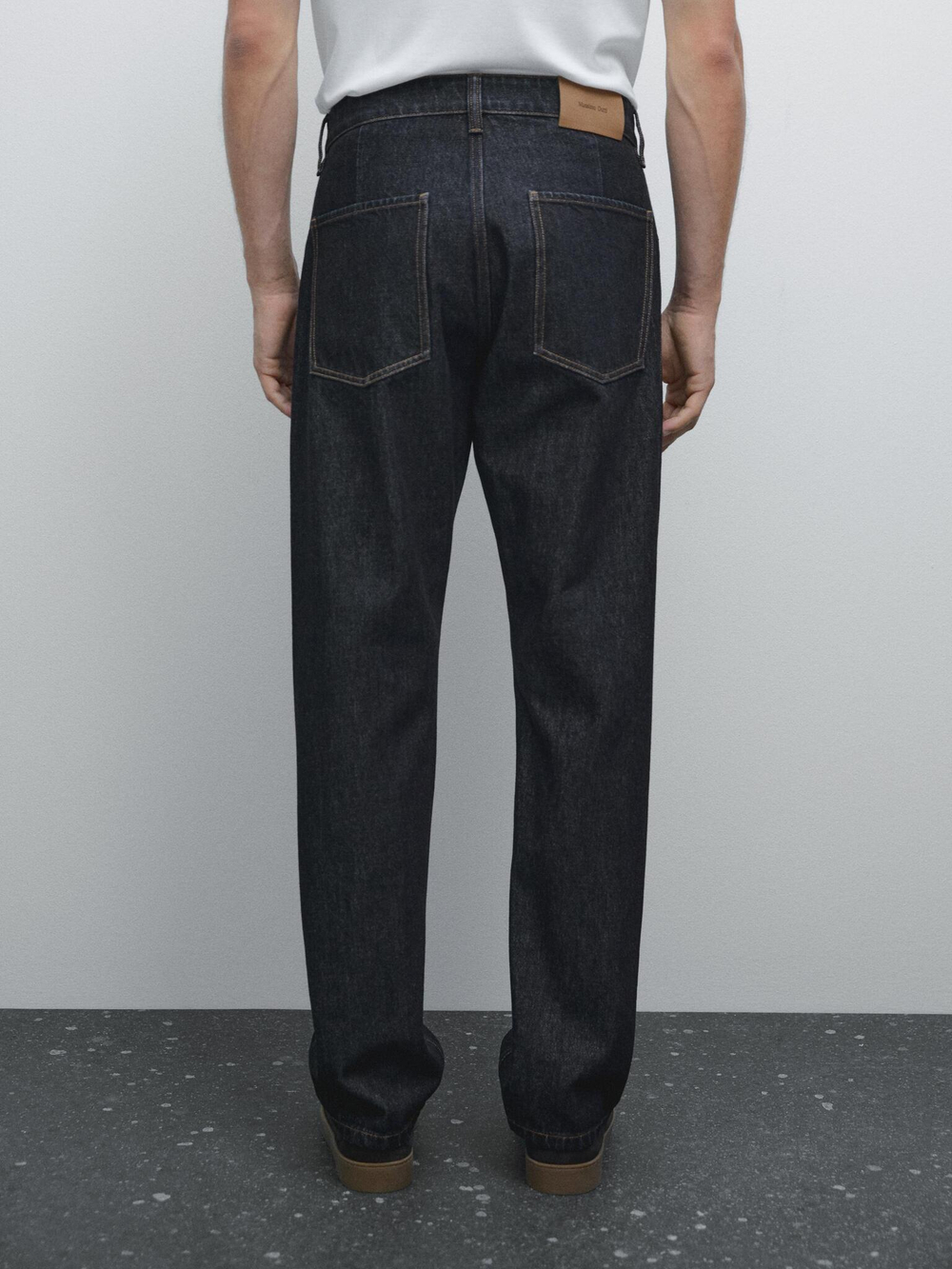 Massimo Dutti Джинсы свободного кроя, темно-синий