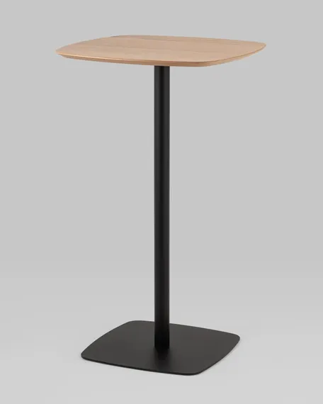 Барный стол Studio, 60х60х103 см, светлое дерево/черный