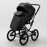 Универсальная детская коляска Adamex Porto Retro Deluxe (100% экокожа) P-SA2 (2в1)