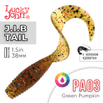 Твистер Lucky John J.I.B. TAIL 1.5" (38 мм), 15шт/уп