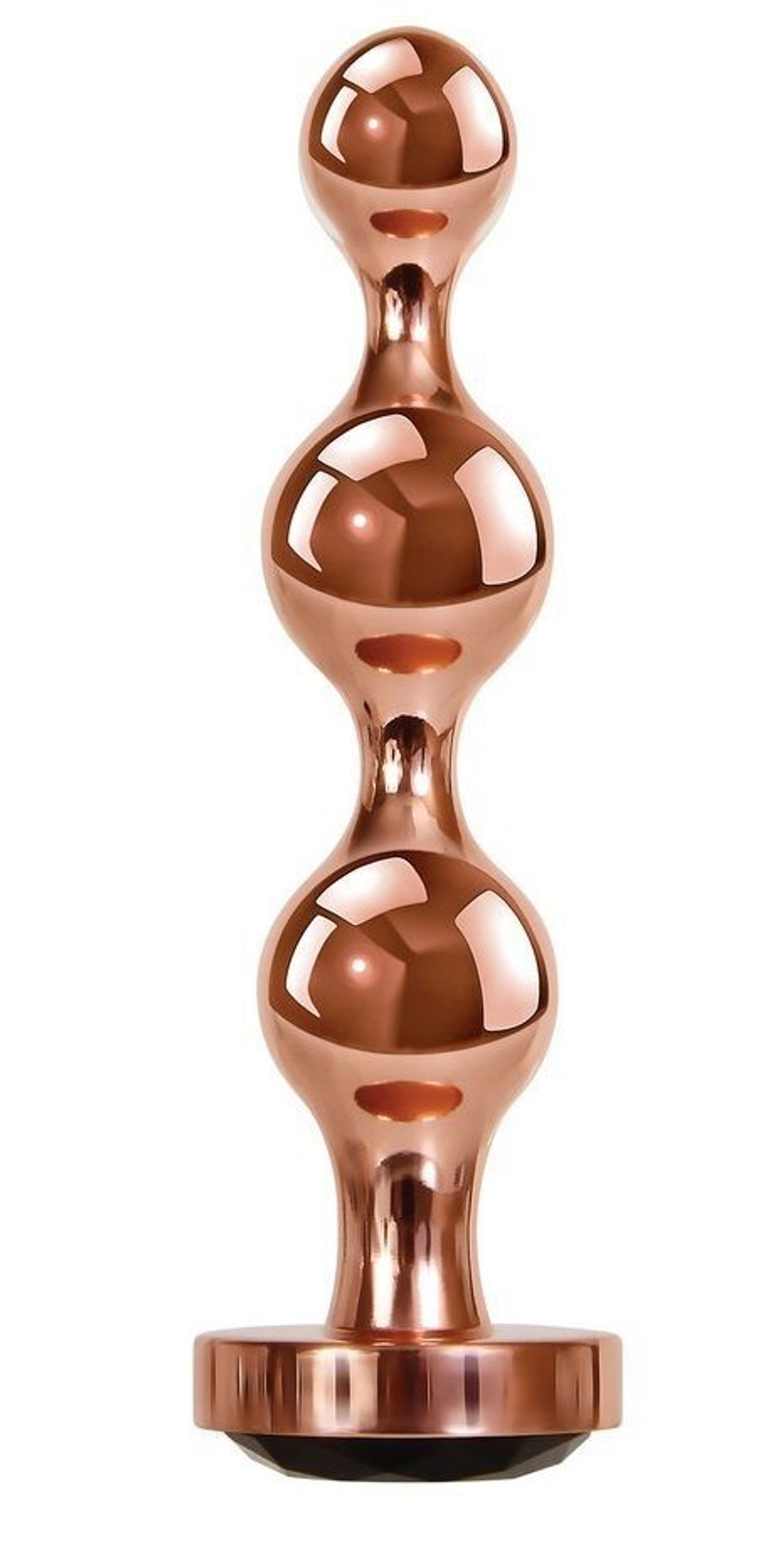 Золотистый анальный стимулятор-елочка Gold Digger Medium - 11,7 см. (Цвет: золотистый)