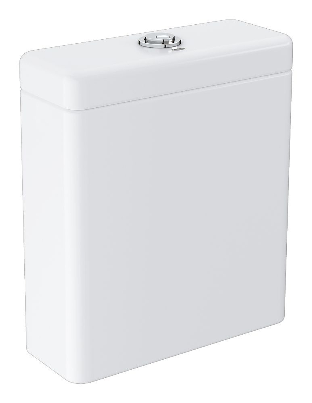 Смывной бачок внешнего монтажа GROHE Bau Edge подвод снизу, альпин-белый (39861000)