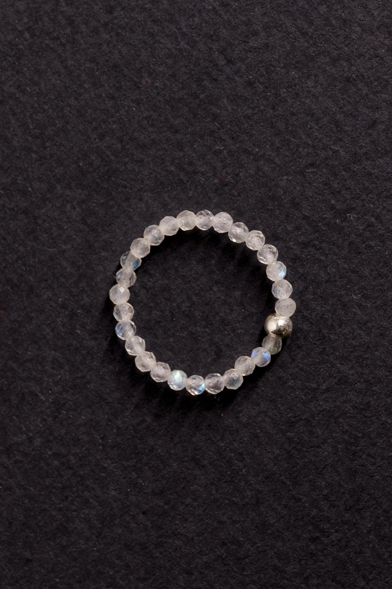 Кольцо "Memo about Mindfulness" из лабрадорита