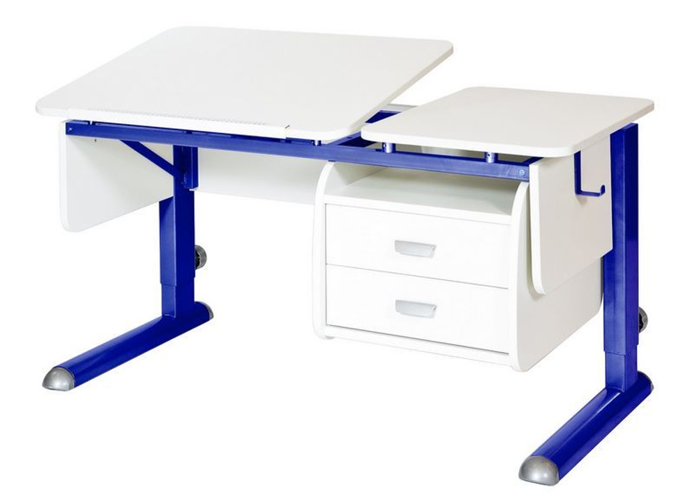 Растущая парта Астек Твин-2 с тумбой на 2 ящика (1150×575 мм)