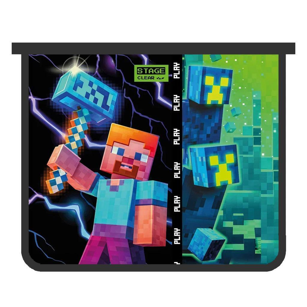 Папка для тетрадей А5 пластиковая, на молнии "My Game" (Центрум)