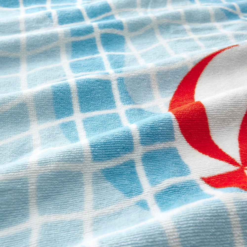 Полотенце банное детское IKEA SPORTSLIG (СПОРТЛИГ), Разноцветный с рисунком, 70x140 см