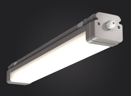 Светильник LED ДСП Айсберг ll мини 27Вт 5000К 3075Лм опал IP65 590х85х70мм DARKLUM