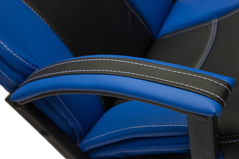 Twister Кресло офисное (черный/синий кожзам)