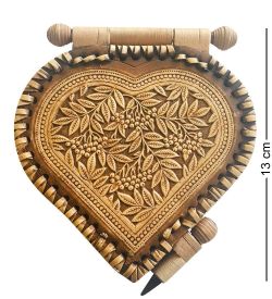 Народные промыслы BST-324/ 2 Шкатулка «Рябина» (береста)