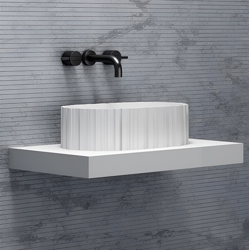 Раковина-чаша Abber Stein 56 AS2655 Белая матовая