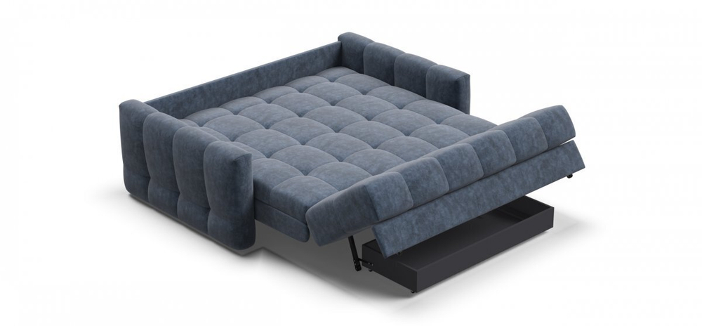 Диван Босс Слип 160 Велюр Роял синий