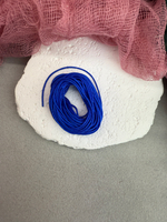 Шнур для плетения браслетов 0,8 мм, Королевский синий (5 м)