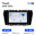 Teyes X1 9"для SsangYong Tivoli 2019-2021