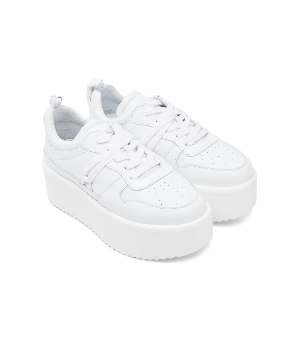 Кожаные кроссовки INUIKII - белый(30102-800)