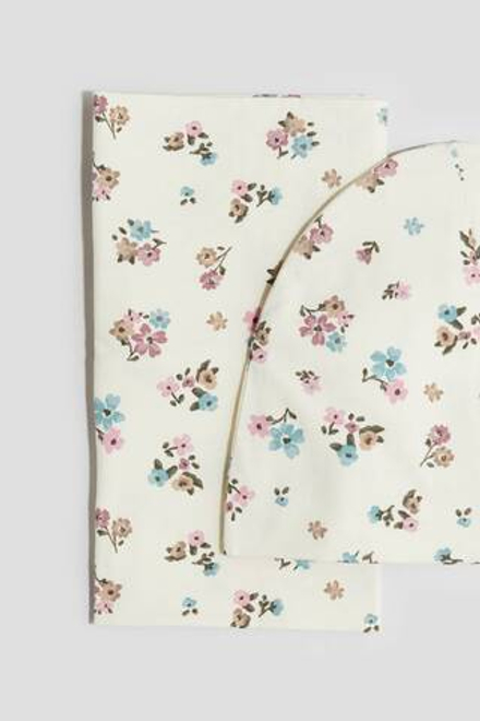 H&M Комплект из шапки и снуда, кремовый
