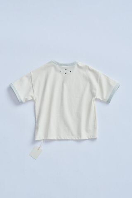 ZARA TIMELESZ - ОДНОТОННАЯ ФУТБОЛКА С КОНТРАСТНЫМИ ДЕТАЛЯМИ, СИНИЙ