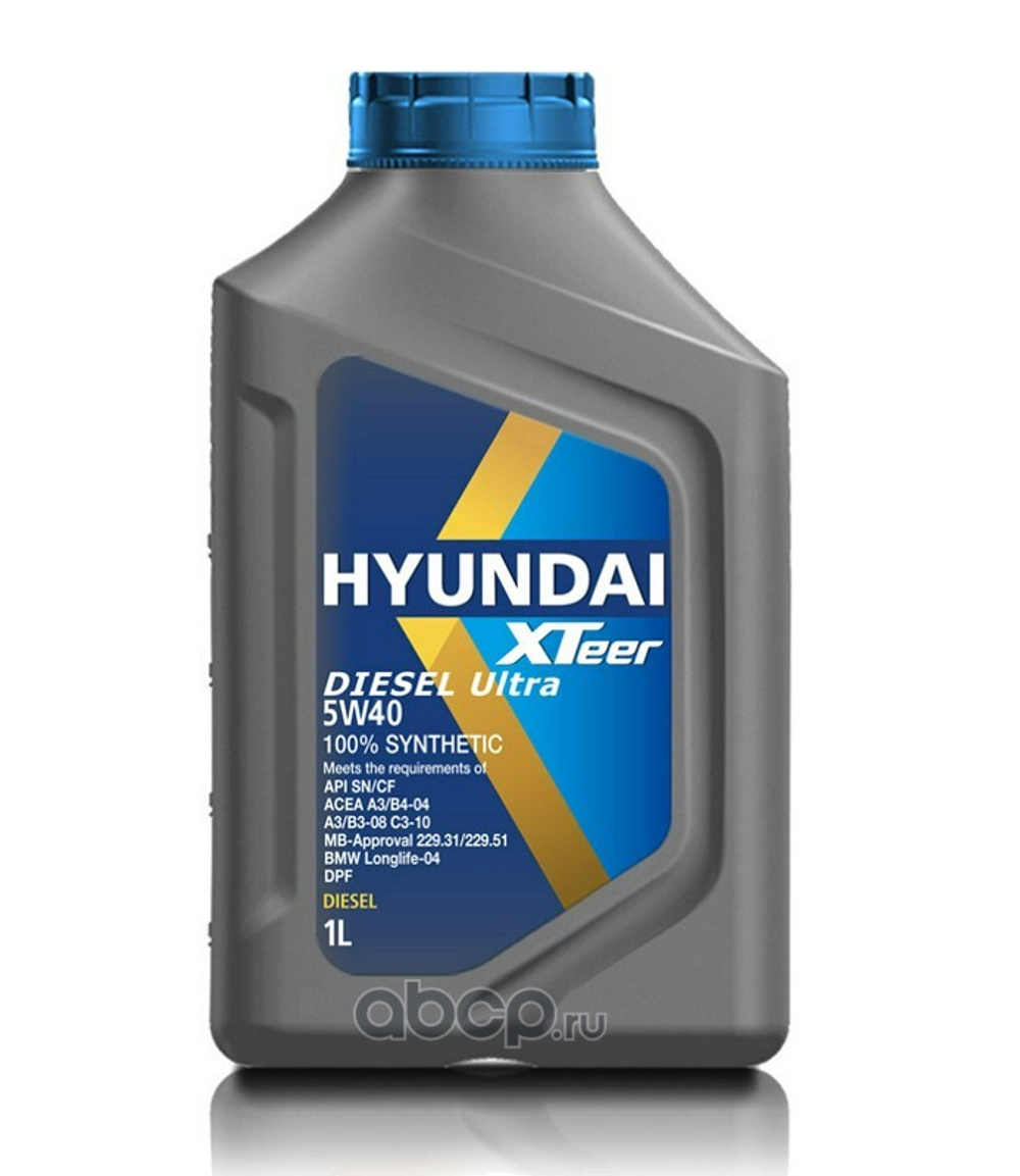 HYUNDAI XTEER Масло моторное Diesel Ultra 5W40 синт. 1 л