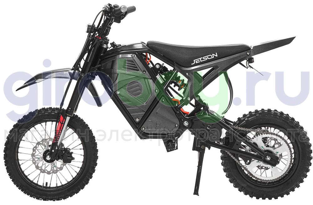 Электропитбайк Jetson MAGNUM 1000W (48V/25Ah) - Карбон фото №6