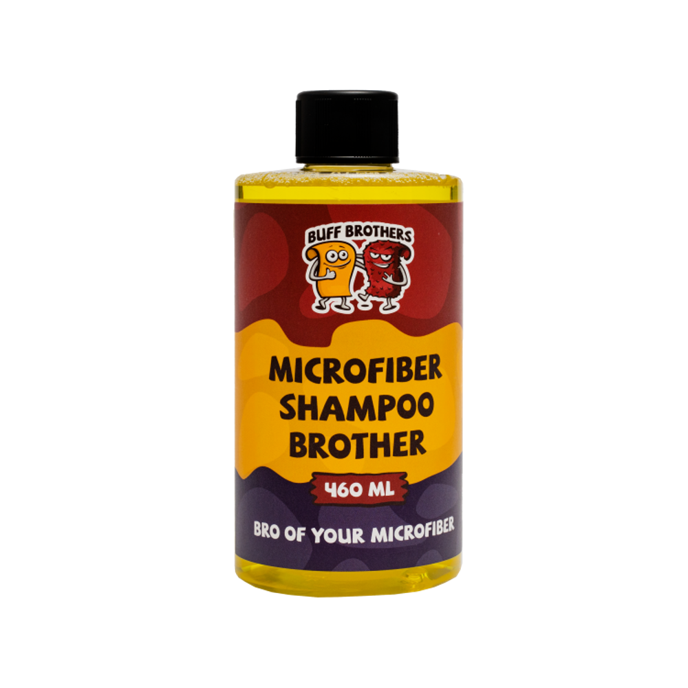 BUFF BROTHERS Бережный шампунь для стирки микрофибр MICROFIBER SHAMPOO BROTHER, 460мл