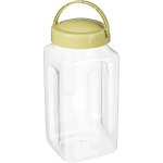 Емкость для хранения 3л «Verona» квадратная ПЭТ салатовый