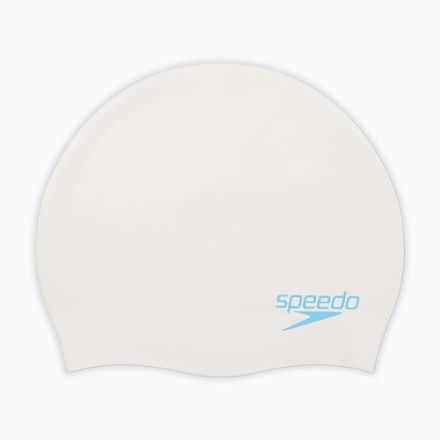 Шапочка для плав. дет. SPEEDO Plain Moulded Silicone Cap Jr, 8-7099017621, БЕЛЫЙ, силикон