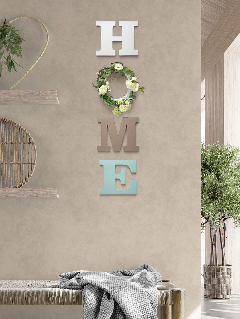 Комплект декоративных букв "HOME"