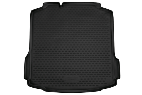 Коврик в багажник для VOLKSWAGEN Polo 2020-, с органайзером, лифтбек 1шт. (полиуретан)  AFMA0N04911
