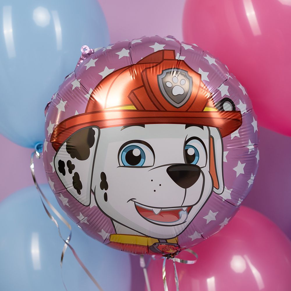 Шар (18''/46 см) Круг, Щенячий патруль, Маршалл, 1 шт. в уп.