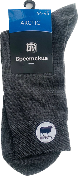 Брестские мужские носки с шерстью 2453 Arctic