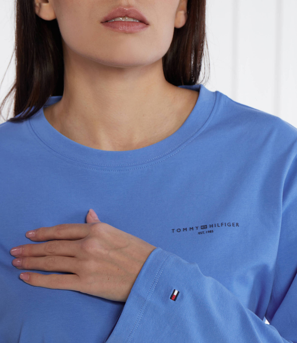 Блузка 1985 Tommy Hilfiger - голубой(WW0WW39784)