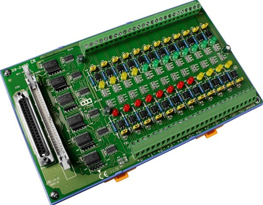 Плата  ICP DAS DB-24PD/DIN CR
