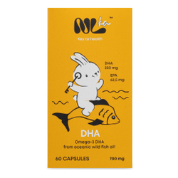 Nlka Для детей Омега-3 ДГК, 60шт (в 1 капсуле ЭПК 62мг, ДГК 250мг)