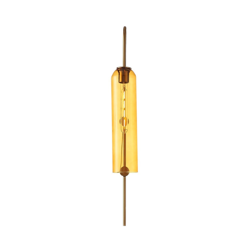 SL1145.391.01 Светильник настенный ST-Luce Латунь/Янтарный E27 1*60W CALLANA