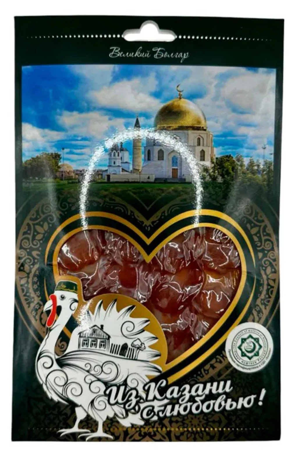 Колбаса сыровяленая "Каусар", изделие колбасное сыровяленное из мяса индейки, 270 гр