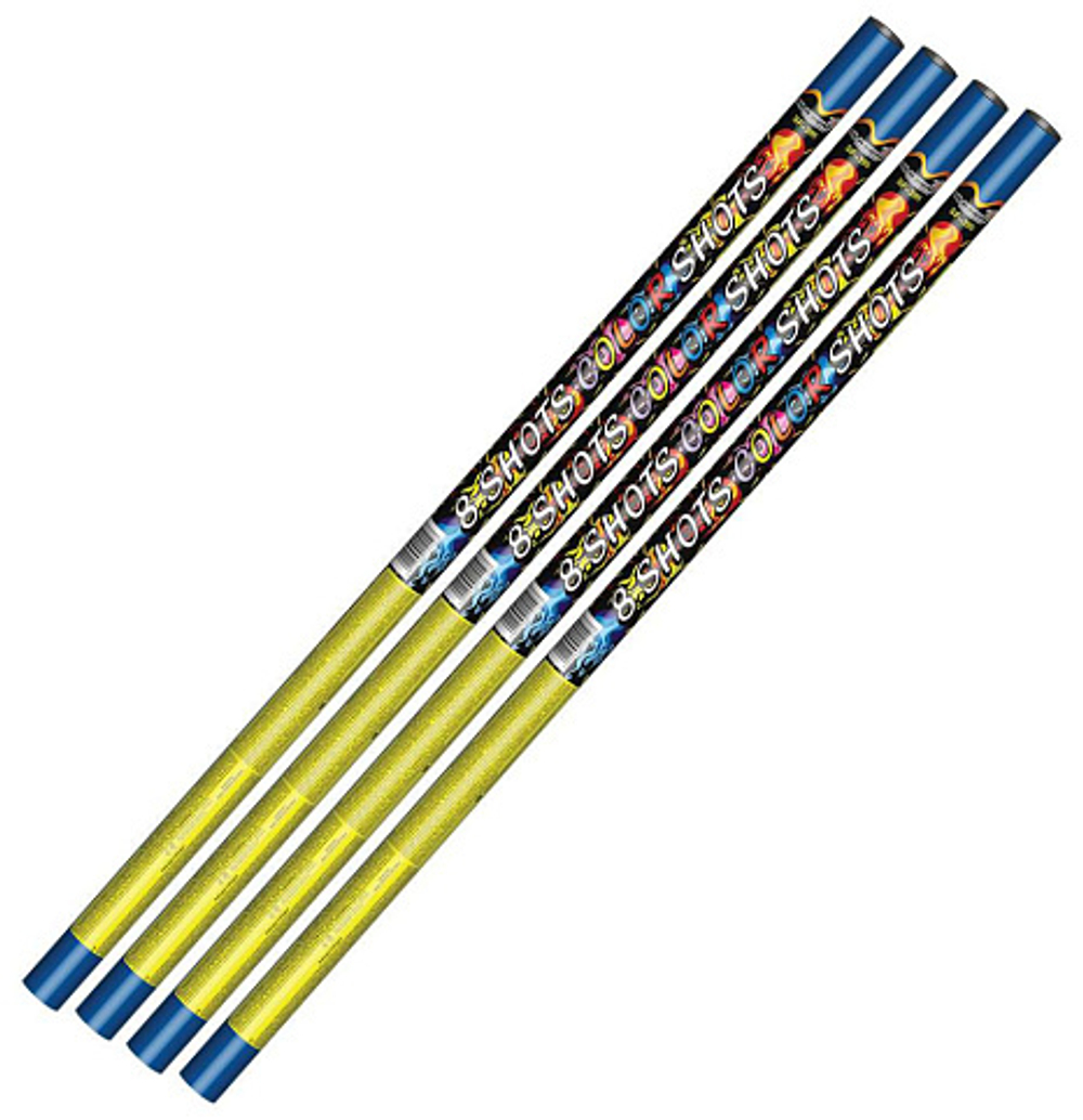 Римская свеча COLOR SHOTS 8 залпов 0.5 калибр SF-395 Maxsem