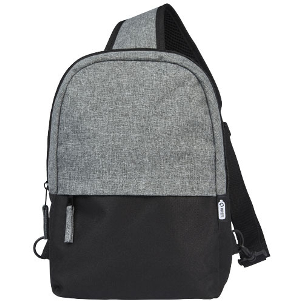 Двухцветная сумка на одно плечо Reclaim объемом 3,5 л, изготовленная из переработанных материалов по стандарту GRS