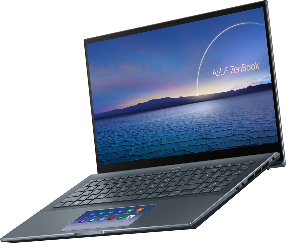 Ноутбук Asus Zenbook 15 Pro UX535LI-BN139T Pine Grey Core i5-10300H/8g/512g SSD/NV GTX1650Ti 4Gb/15.6; FHD IPS AG/WiFi/BT/Win10 (90NB0RW2-M03270)