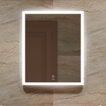 Зеркало MIXLINE "Норма" ЭКОНОМ 500*600 (ШВ) сенсорный выкл, светодиодная подсветка, универс.крепеж