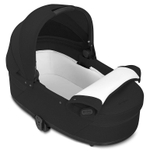 Коляска 2 в 1 Cybex Talos S Lux BLK Moon Black с дождевиками прогулочного блока и люльки